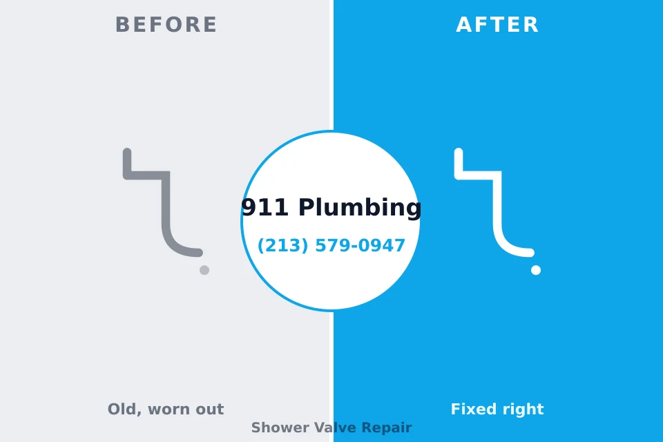 Before and after: plumbing repair Blue Island, IL